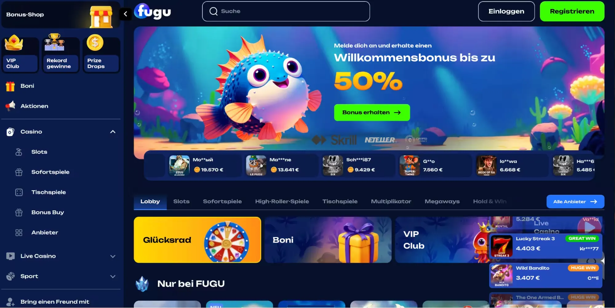 Live Casino bei Fugu Casino auf dem Smartphone: volle Qualität mobil Live Casino bei Fugu Casino auf dem Smartphone: volle Qualität mobil